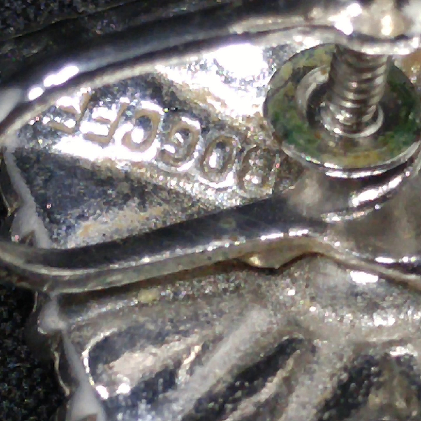 Vintage Bogoff Rhinestone Necklace Bracelet Earrings Set 1950s Rhodium Parure