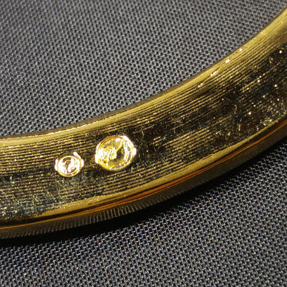 Vintage Swarovski Clear Rhinestone Gold Chain Necklace 1980s Swan Logo Signed