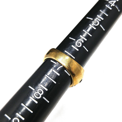 Vintage Nolan Miller Purple Gold Plated Ring, US Size 6 3/4, 1990s