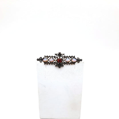 Vintage Sarah Coventry Pin, Victorian Style Brooch, Dragon's Breath Brooch, Sterling Silver Brooch