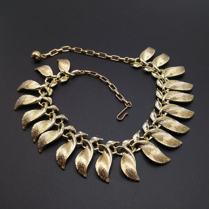 Pakula Gold Plated Necklace, Mid-century Modern, 1960s Vintage Jewelry