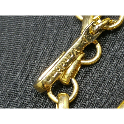 Vendome Interlocking Chain Choker Necklace, Gold Plated, 15 Inches, 1950s Vintage Jewelry