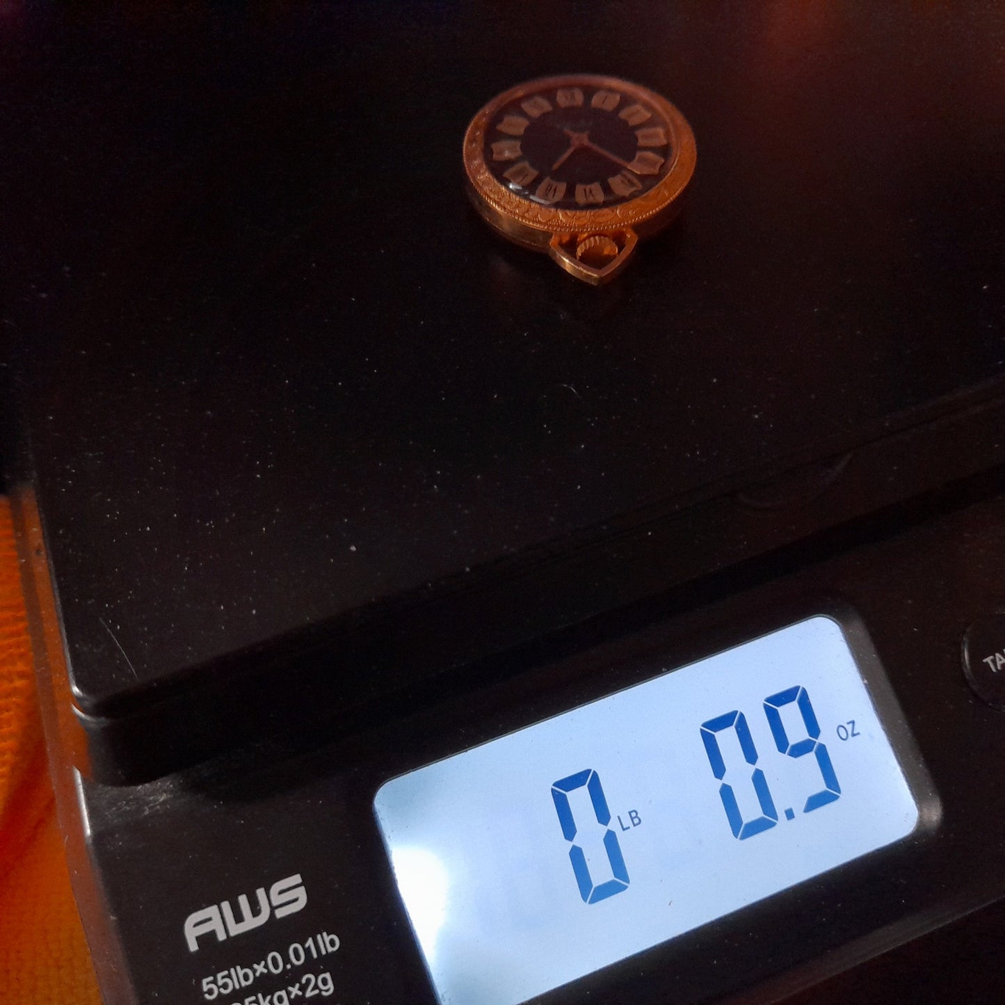 Vintage Chalet Watch Pendant, Runs, Wind-up, Swiss Made, Working