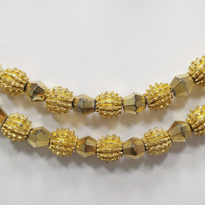 Crown Trifari Brutalist Necklace & Earrings, Electra Trifanium, 1960s Vintage Jewelry