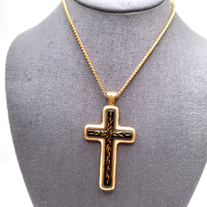 Vintage Sarah Coventry Cross Pendant Necklace, Limited Edition 1978