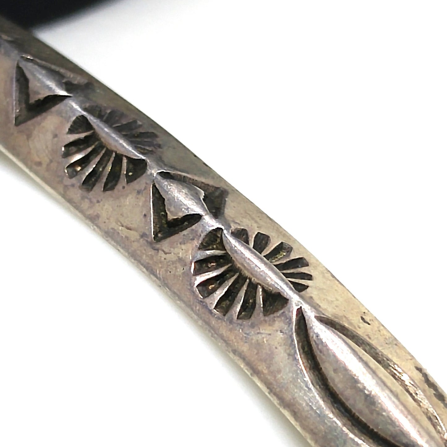 Erick Begay Sterling Silver Cuff Bracelet, Hand Crafted, Vintage Jewelry