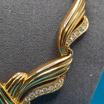 Vintage AVON Rhinestone Necklace, Inspired by Billy Dee Williams' Undeniable, Vintage Jewelry Book Piece
