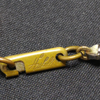 Miriam Haskell Pink Art Glass Bead Necklace 44” Long Vintage 1940s Signed