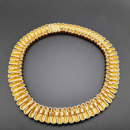 Vintage CINER Gold Plated Choker Necklace