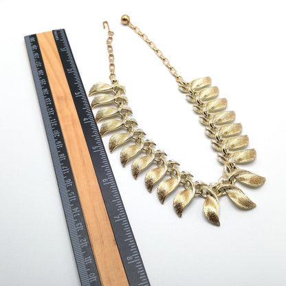Pakula Gold Plated Necklace, Mid-century Modern, 1960s Vintage Jewelry