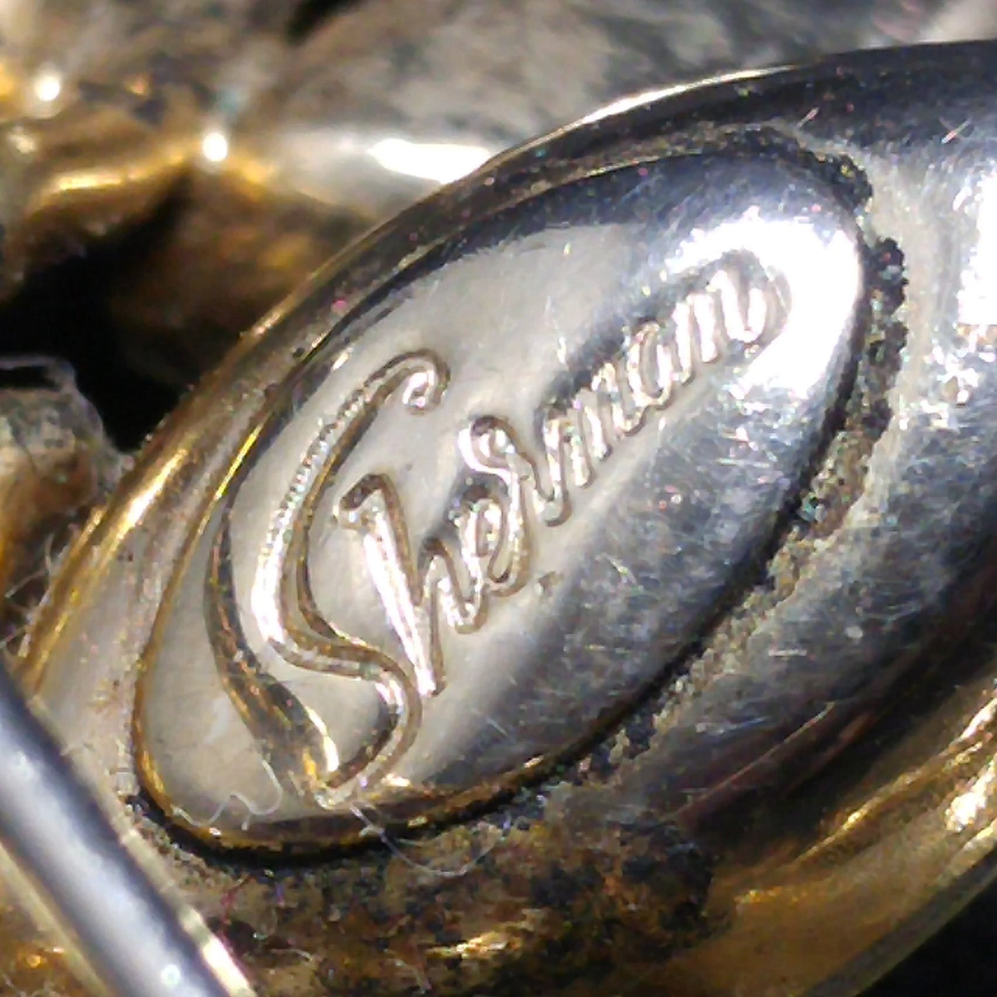 Sherman 1950s Aurora Borealis Snowflake Brooch | Gold-Plated Limited Design #626 | Vintage Mid-Century Jewelry