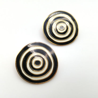 Vintage Laurel Burch "Ancient Wisdom 1993" Earrings, Gold Plated