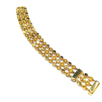 Jackie Kennedy JBK Bracelet by Camrose & Kross, Topaz Rhinestone, COA