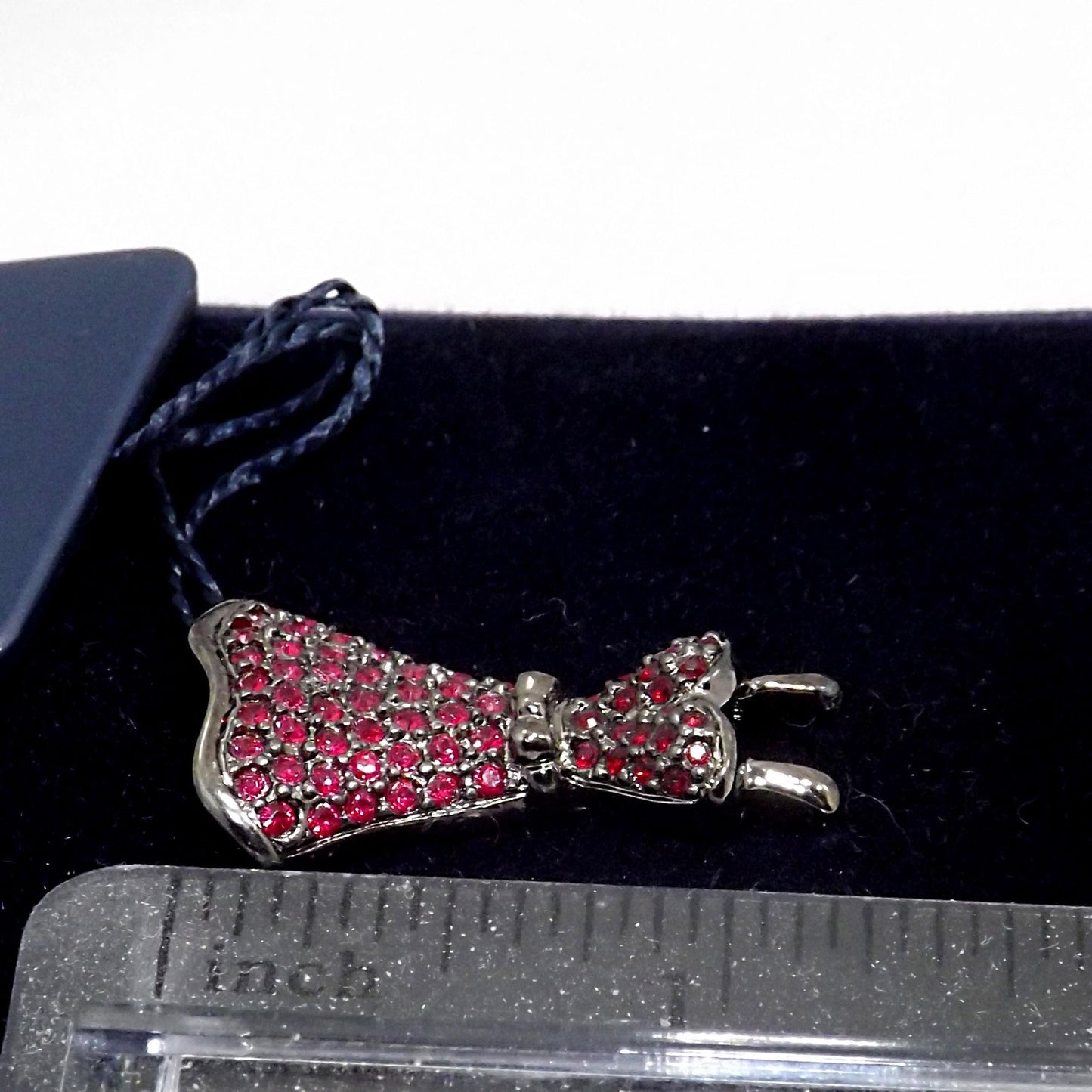 Swarovski Red Dress Brooch – Crystal Rhinestone Pin, Women’s Heart Health 2003