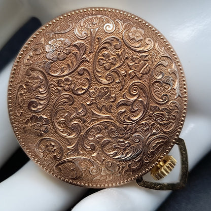 Vintage Chalet Watch Pendant, Runs, Wind-up, Swiss Made, Working