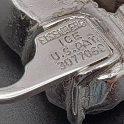 Vintage Eisenberg Ice Wide Rhinestone Bracelet | 1950s Bridal Statement