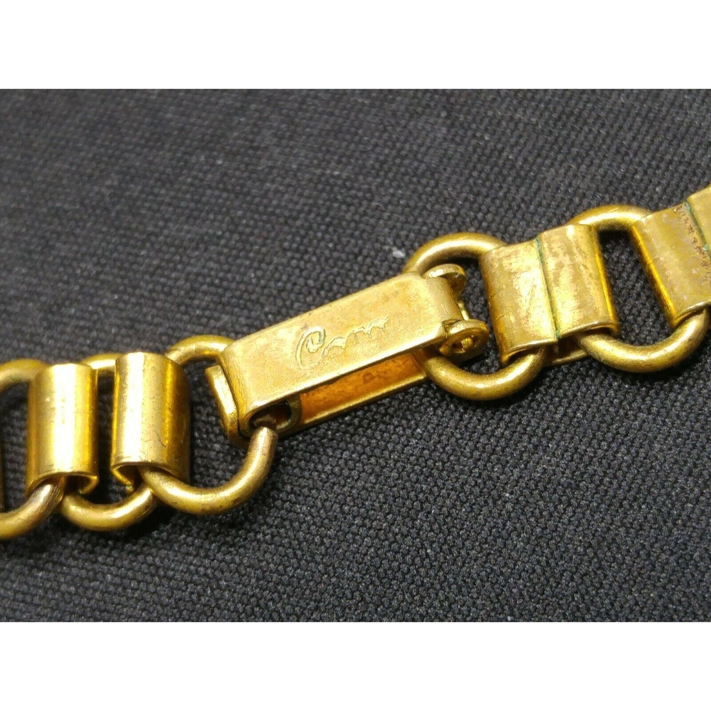 Coro 1948 Adolph Katz Bow Pendant Necklace, Gold Plate, Purple Rhinestones