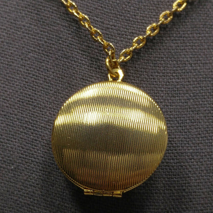 Vintage Perfume Floral Locket Necklace, Solid Perfume Inside, 1960s Vintage Jewelry