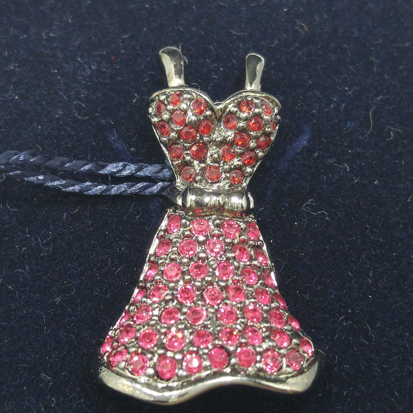 Swarovski Red Dress Brooch – Crystal Rhinestone Pin, Women’s Heart Health 2003