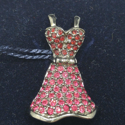 Swarovski Red Dress Brooch – Crystal Rhinestone Pin, Women’s Heart Health 2003