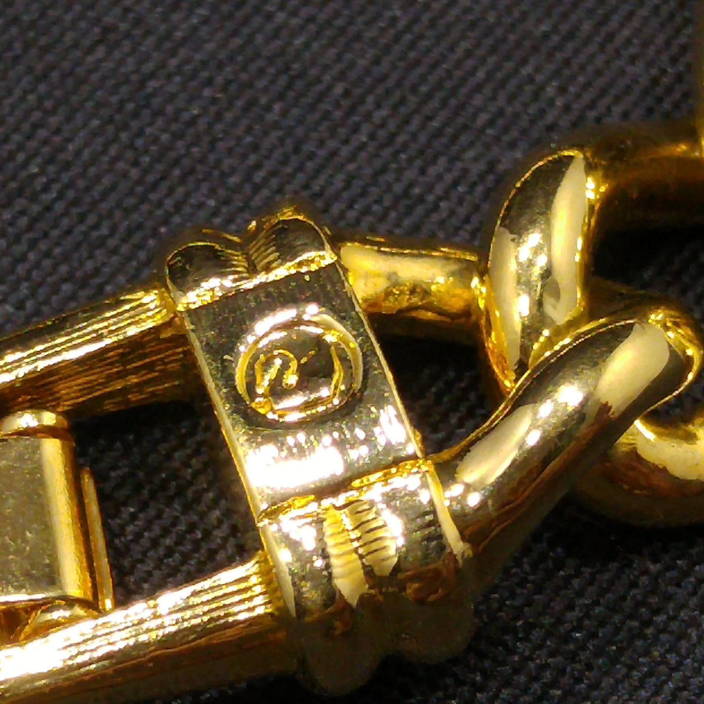 Vintage Swarovski Gold Plated Bracelet – Swan Logo, Red Blue Purple Crystals – 1980s