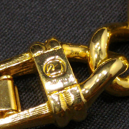 Vintage Swarovski Gold Plated Bracelet – Swan Logo, Red Blue Purple Crystals – 1980s