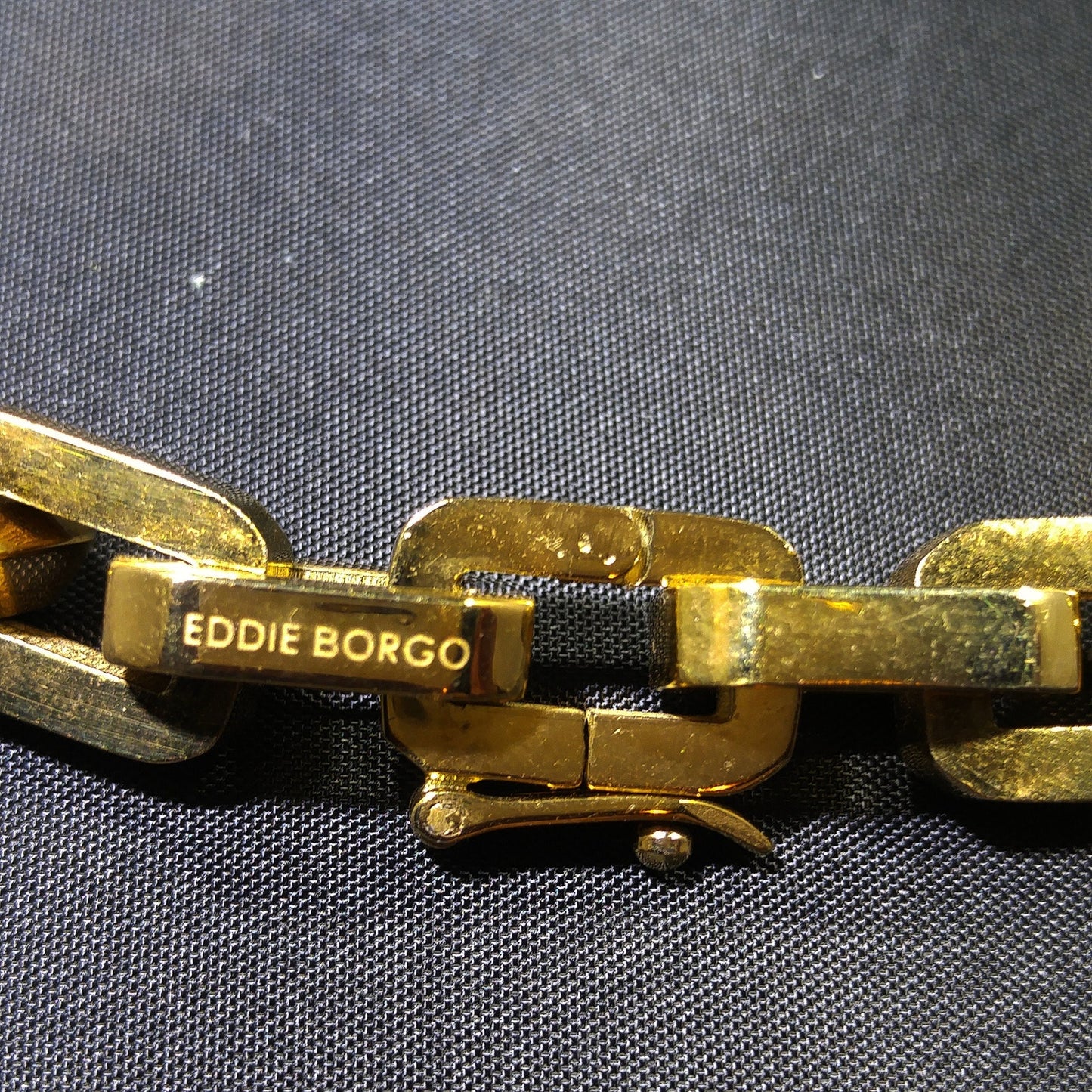 Eddie Borgo Linked Chain Necklace, Gold Plated, Handmade Vintage Jewelry