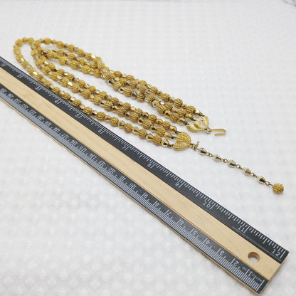 Crown Trifari Brutalist Necklace, Electra Collection, 1950s Vintage Jewelry