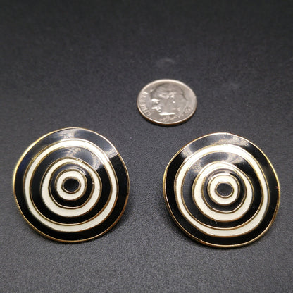 Vintage Laurel Burch "Ancient Wisdom 1993" Earrings, Gold Plated