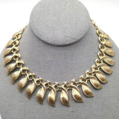 Pakula Gold Plated Necklace, Mid-century Modern, 1960s Vintage Jewelry