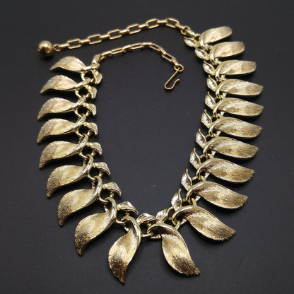 Pakula Gold Plated Necklace, Mid-century Modern, 1960s Vintage Jewelry